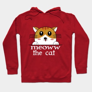 The Meoww Cat T-Shirt Hoodie